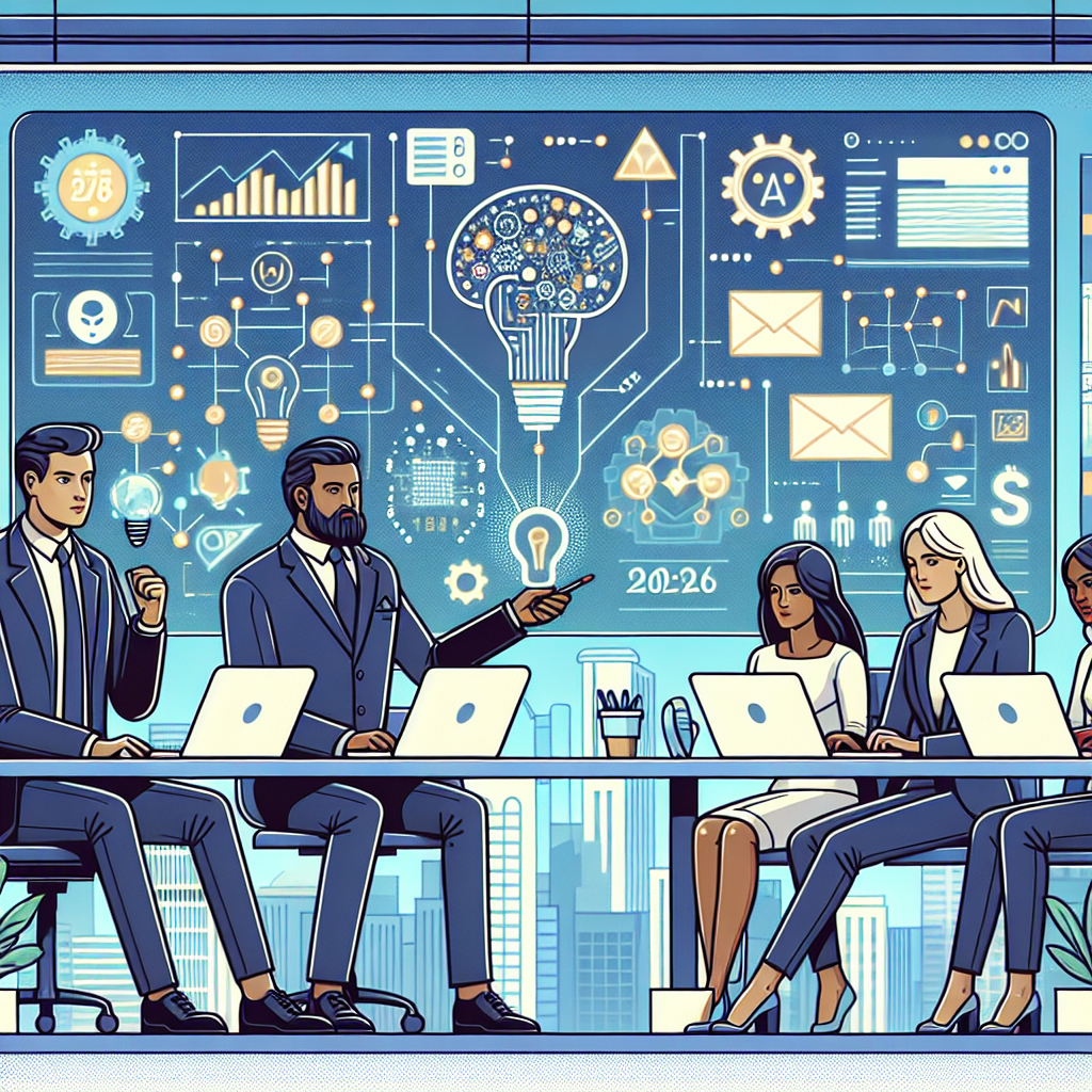 Founder and lean team planning an AI driven startup roadmap in 2026